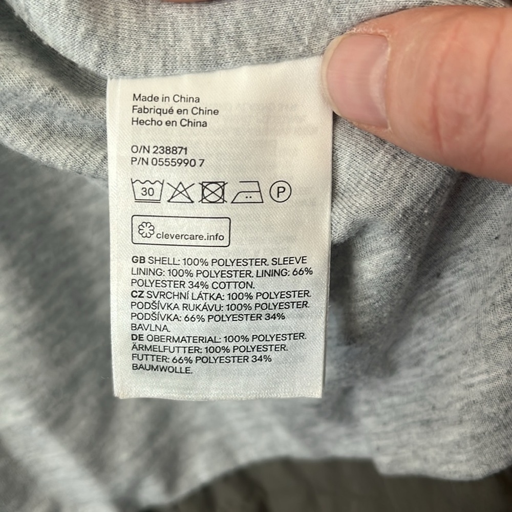 H&M Divided EUC women’s sz 8 windbreaker jacket, light army green, zippe… - Picture 8 of 8
